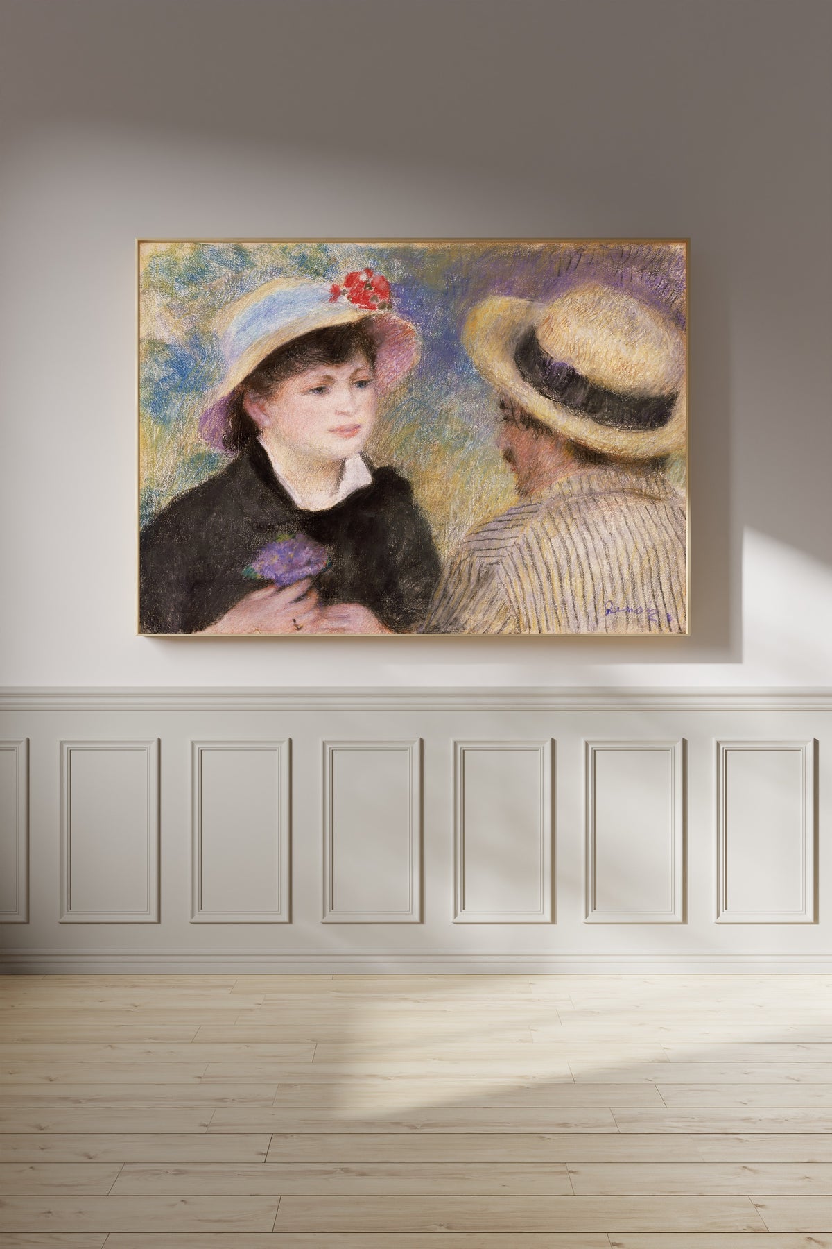 Pierre-Auguste Renoir — Boating Couple (said to be Aline Charigot and Renoir) | Fine Art Print