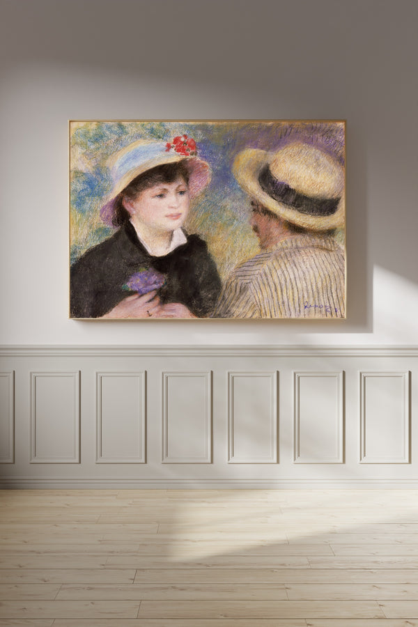 Pierre-Auguste Renoir — Boating Couple (said to be Aline Charigot and Renoir) | Fine Art Print