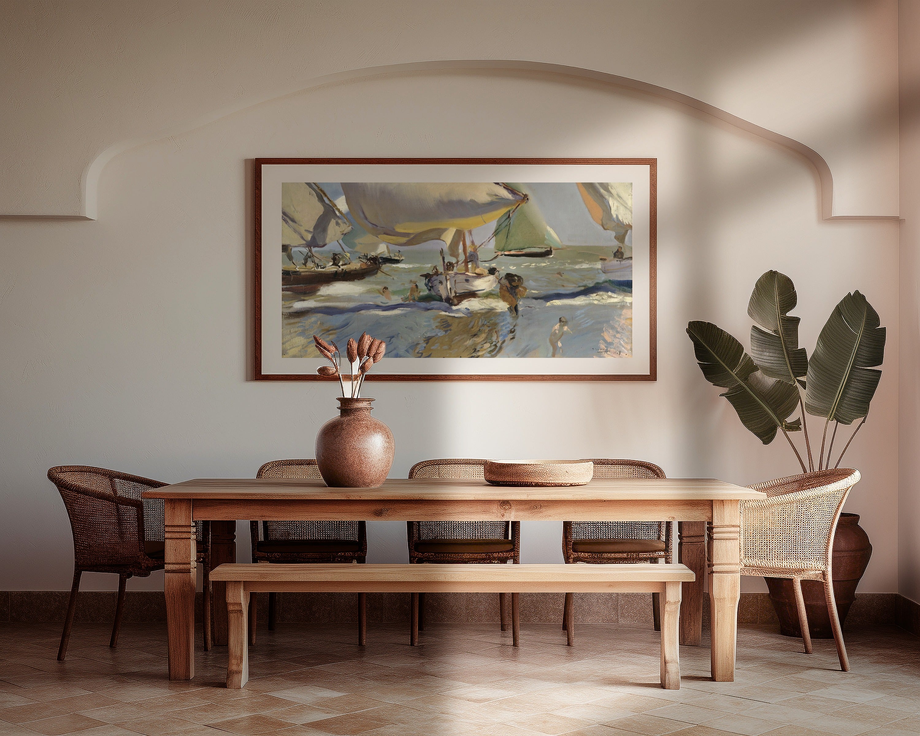 Joaquín Sorolla — Boats on the Shore | Fine Art Print