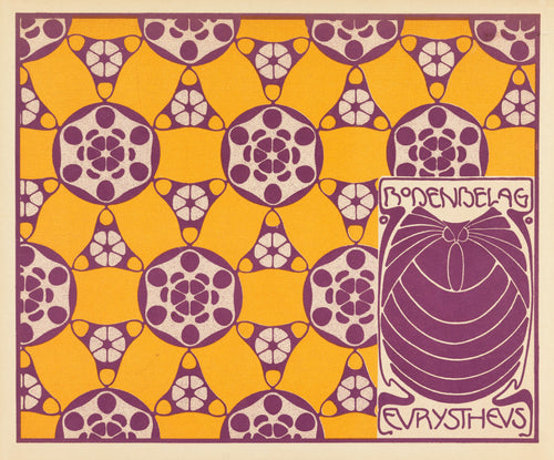 Koloman Moser — Bodenbelag Eurystheus (Eurystheus Floor Covering) | Pattern Design Print