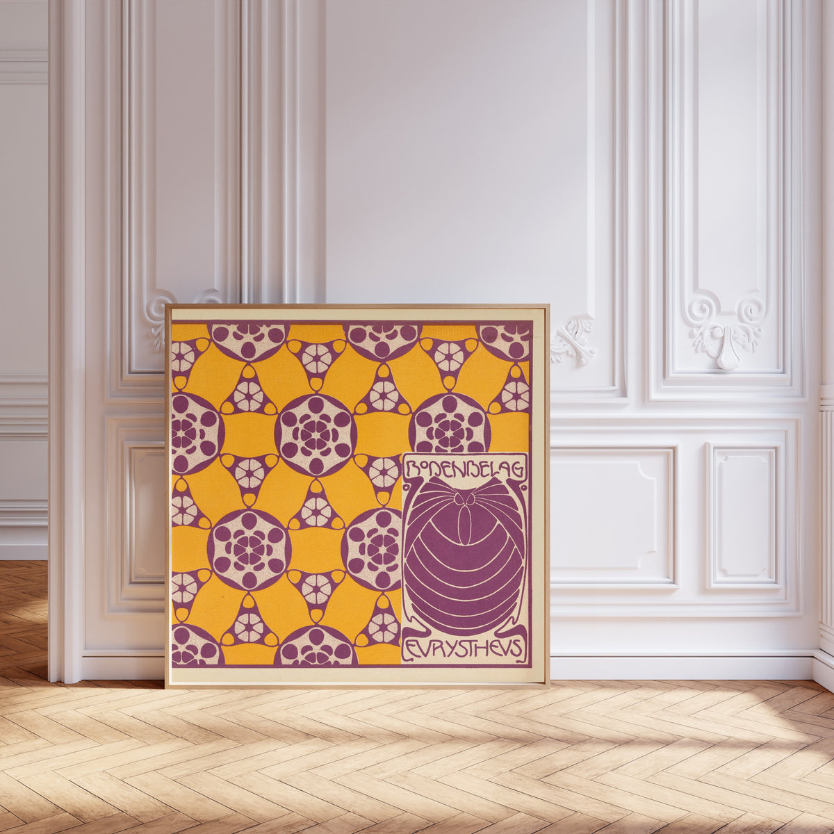 Koloman Moser — Bodenbelag Eurystheus (Eurystheus Floor Covering) | Pattern Design Print