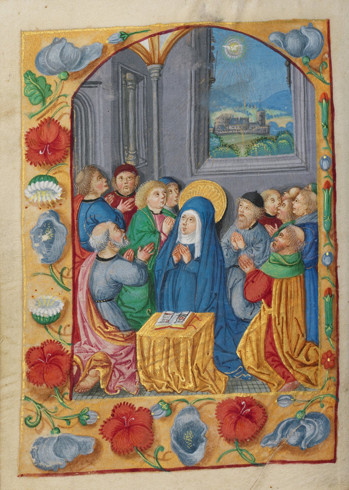 Book of Hours: Pentecost | Illuminated Manuscript Print