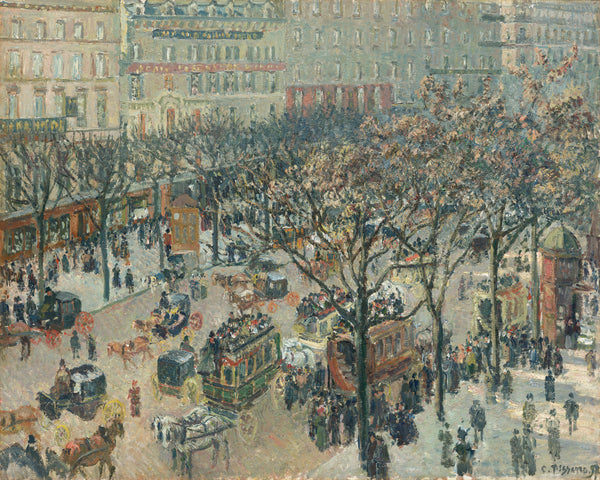 Camille Pissarro — Boulevard des Italiens, Morning, Sunlight | Fine Art Print