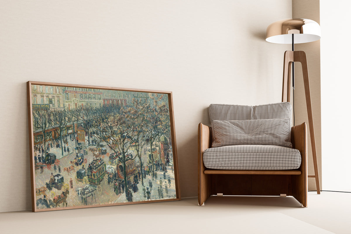 Camille Pissarro — Boulevard des Italiens, Morning, Sunlight | Fine Art Print