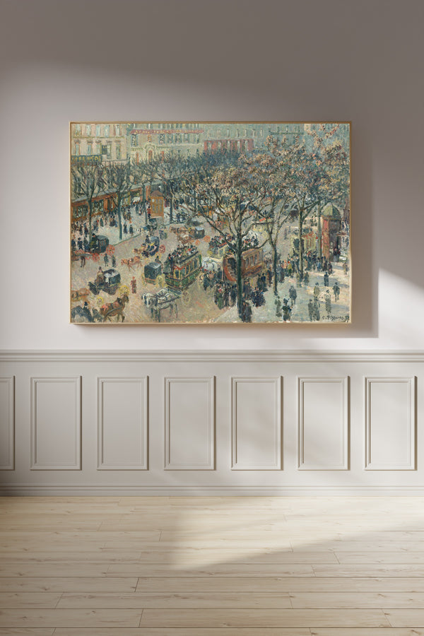 Camille Pissarro — Boulevard des Italiens, Morning, Sunlight | Fine Art Print