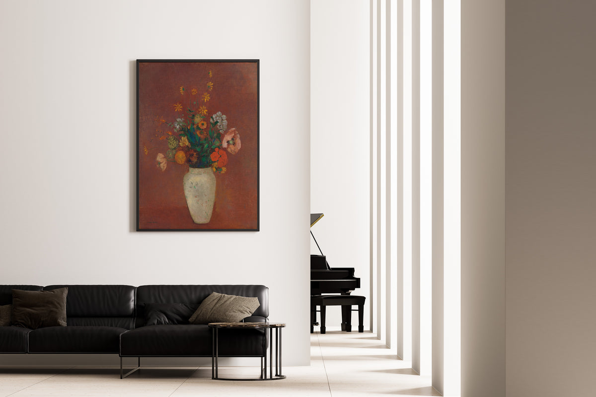 Odilon Redon — Bouquet in a Chinese Vase | Symbolist Art Print