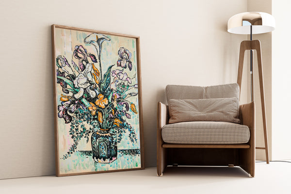 Paul Signac — Bouquet of Iris | Fine Art Print