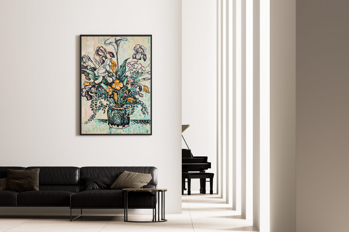 Paul Signac — Bouquet of Iris | Fine Art Print