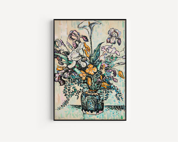 Paul Signac — Bouquet of Iris | Fine Art Print