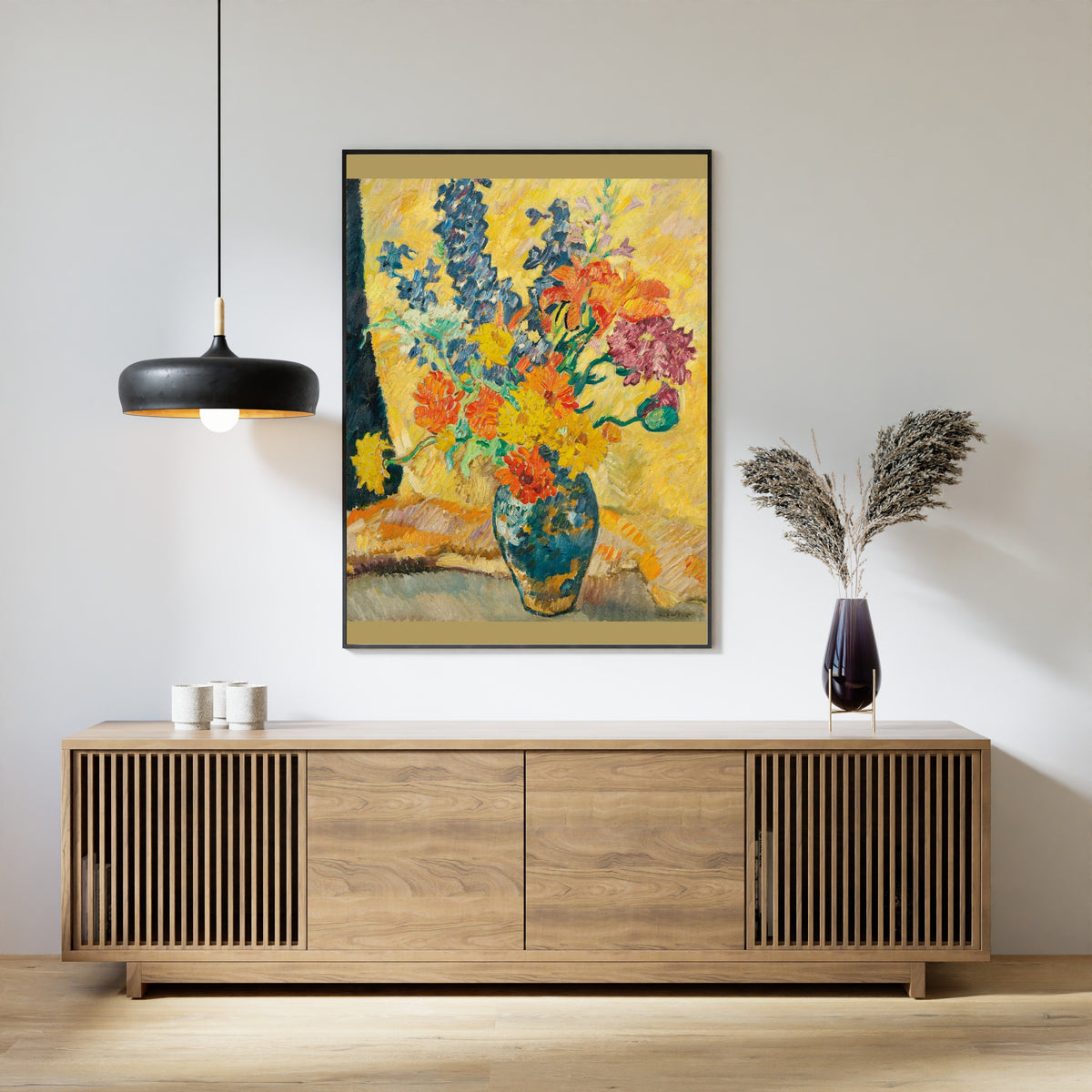 Louis Valtat — Bouquet of Pavots, Zinnias and Gueules de Loup | Fauvist Fine Art Print