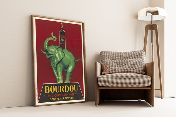 Leonetto Cappiello — Bourdou grand quinquina apéritif contre les fièvres | Vintage Poster Print