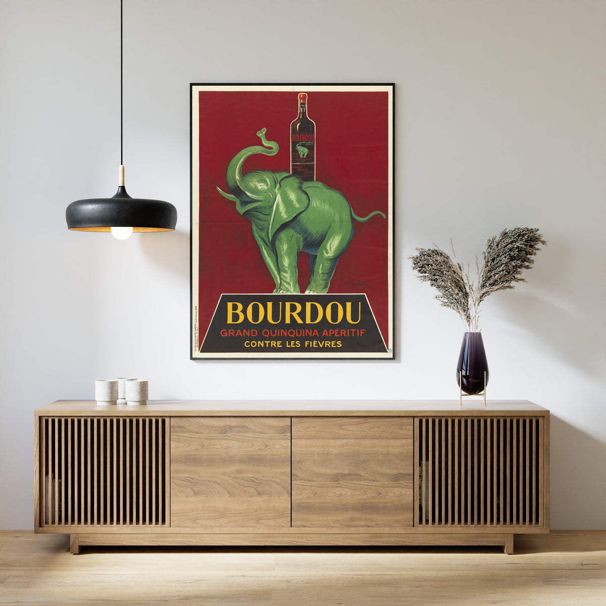 Leonetto Cappiello — Bourdou grand quinquina apéritif contre les fièvres | Vintage Poster Print