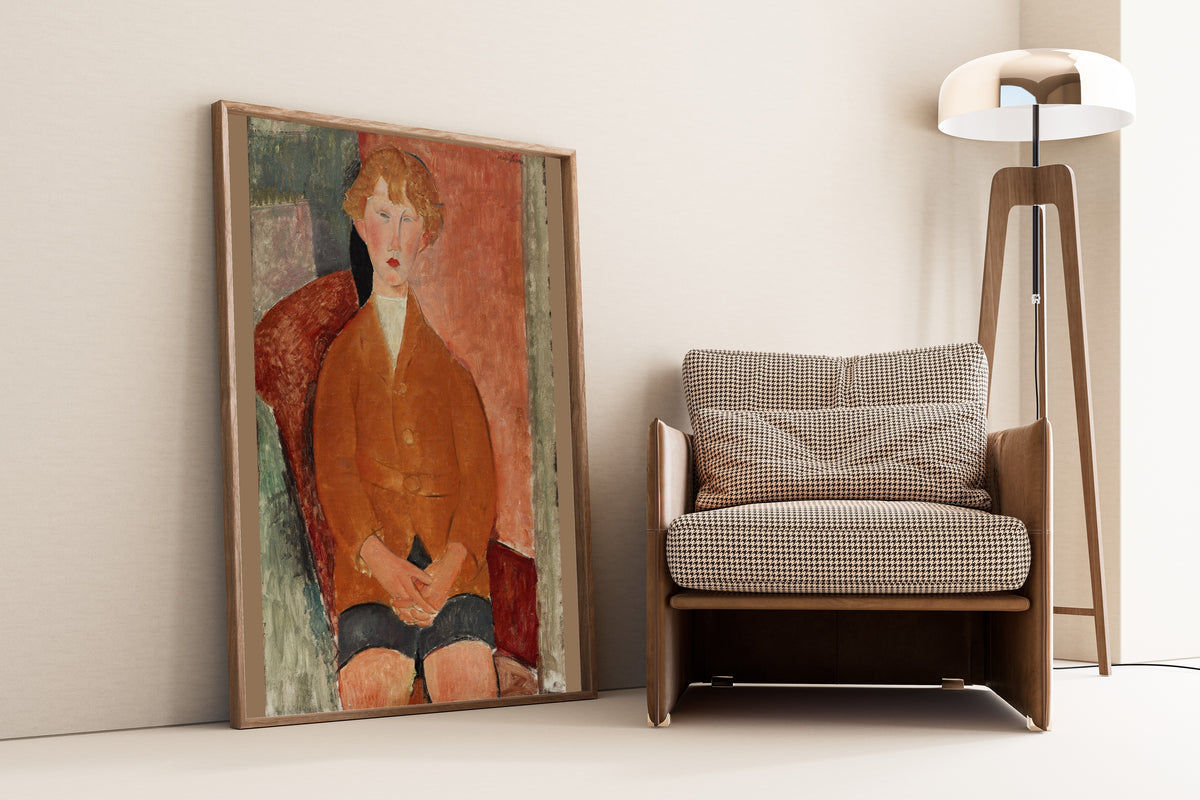 Amedeo Modigliani — Boy in Short Pants | Fine Art Print
