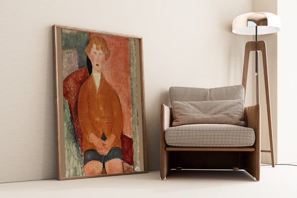 Amedeo Modigliani — Boy in Short Pants | Fine Art Print