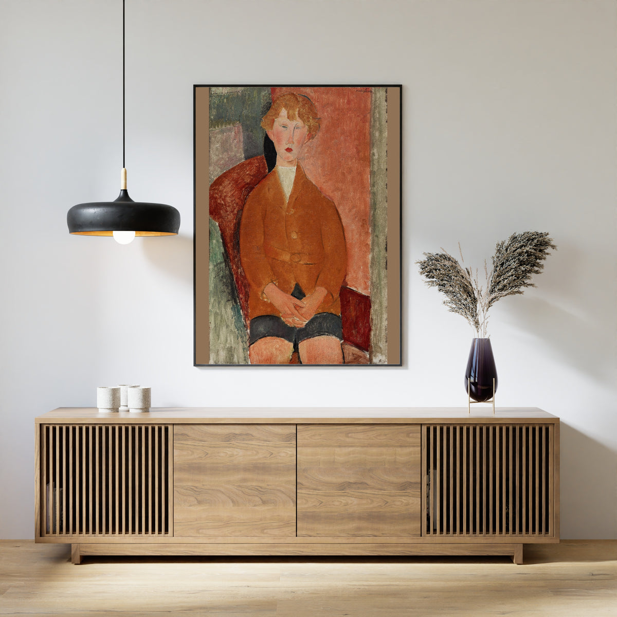 Amedeo Modigliani — Boy in Short Pants | Fine Art Print