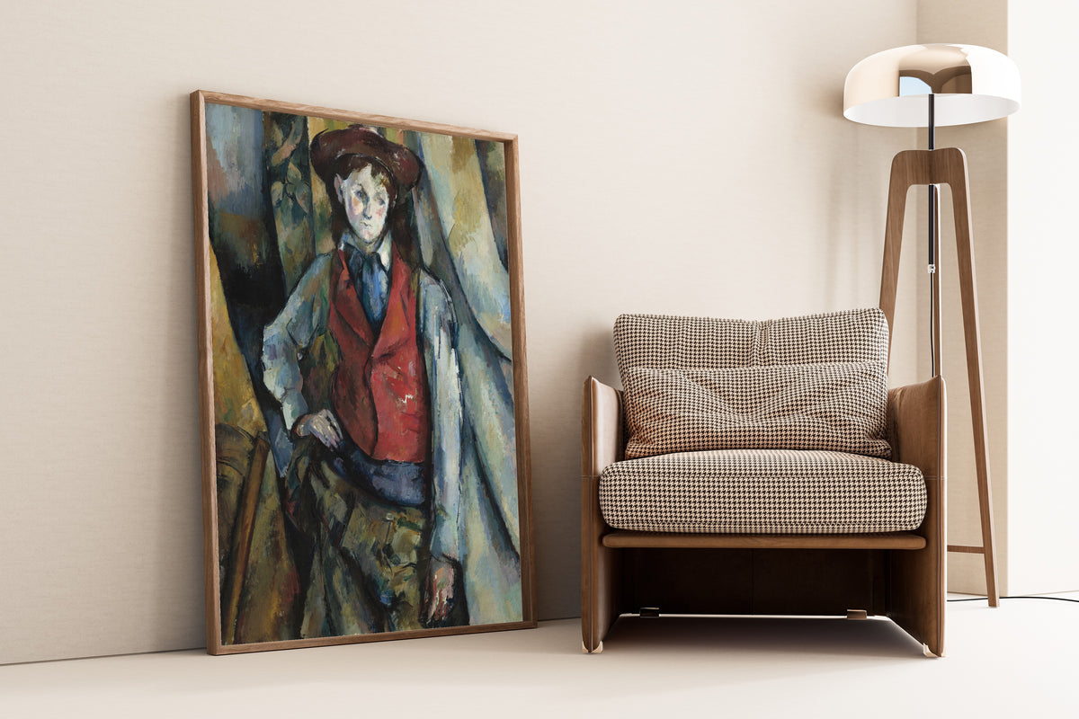 Paul Cezanne — Boy in a Red Waistcoat | Fine Art Print