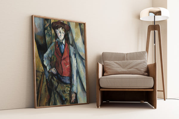 Paul Cezanne — Boy in a Red Waistcoat | Fine Art Print
