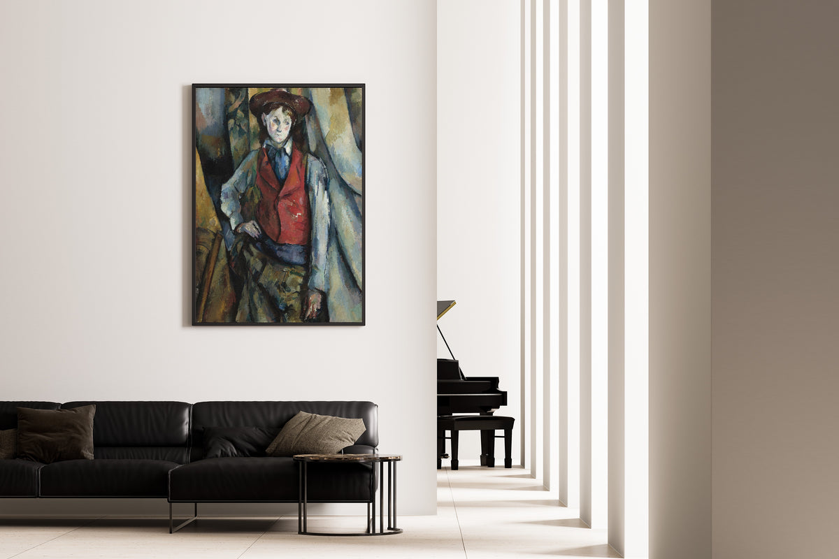 Paul Cezanne — Boy in a Red Waistcoat | Fine Art Print