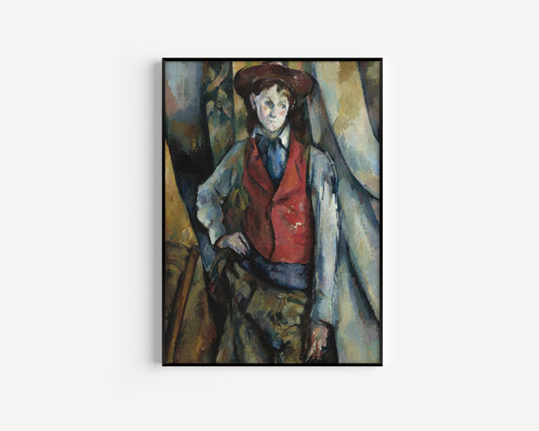 Paul Cezanne — Boy in a Red Waistcoat | Fine Art Print