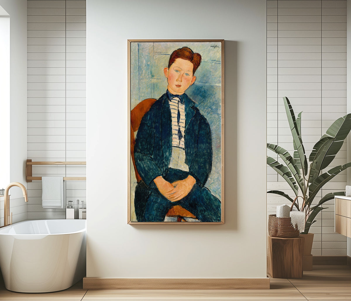 Amedeo Modigliani — Boy in a Striped Sweater | Fine Art Print