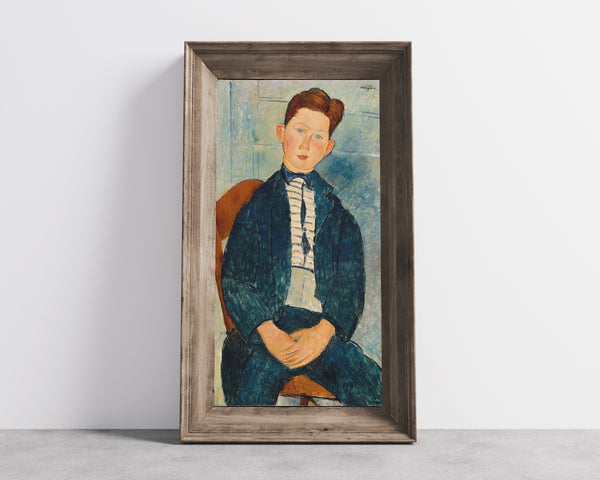 Amedeo Modigliani — Boy in a Striped Sweater | Fine Art Print