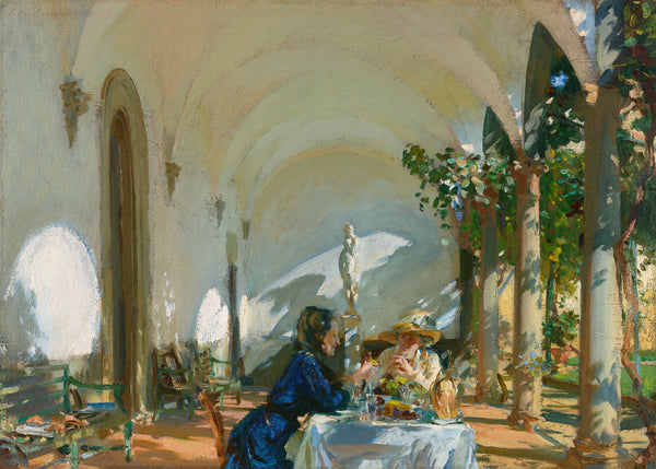 John Singer Sargent — Breakfast in the Loggia | Fine Art Print