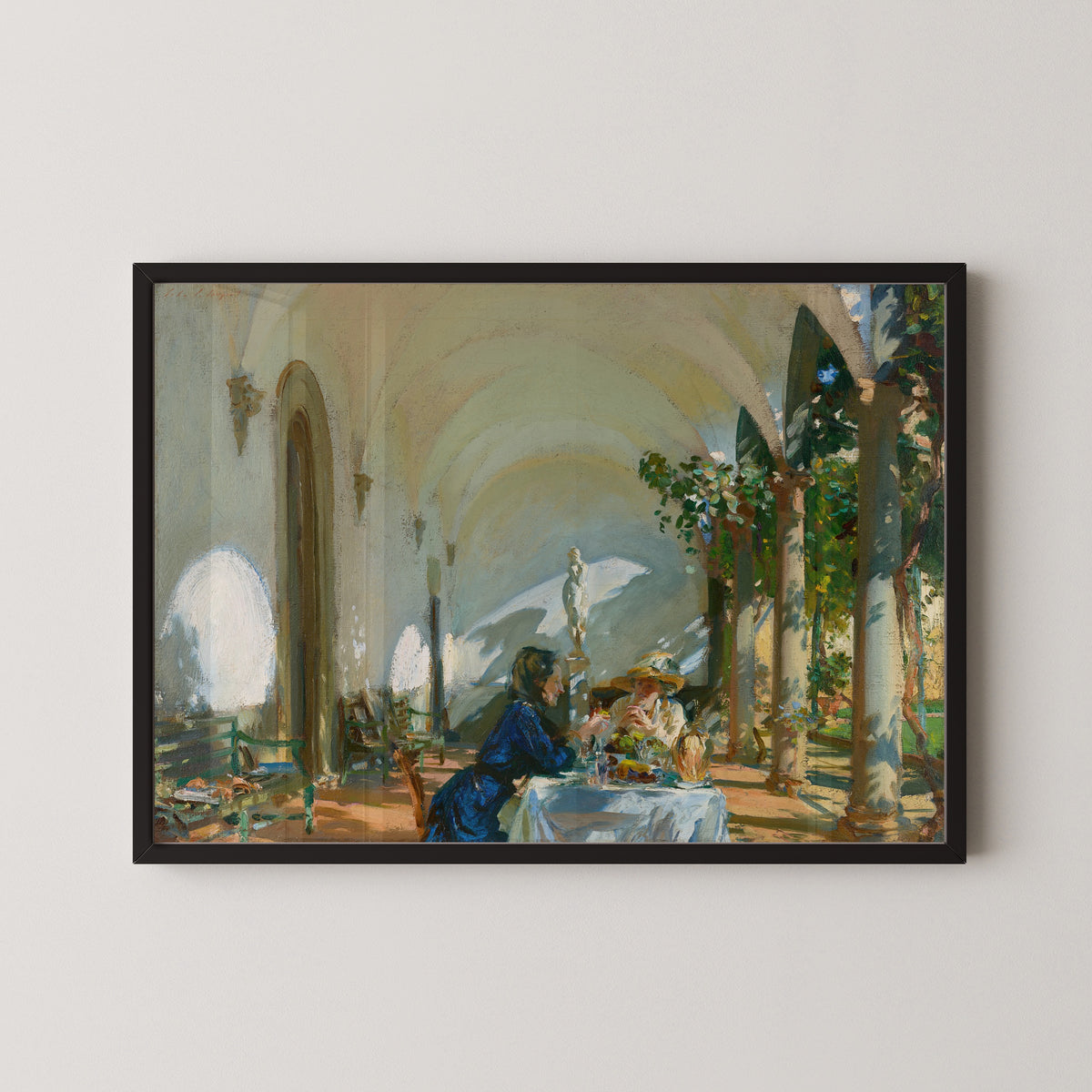 John Singer Sargent — Breakfast in the Loggia | Fine Art Print