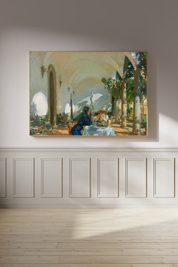 John Singer Sargent — Breakfast in the Loggia | Fine Art Print