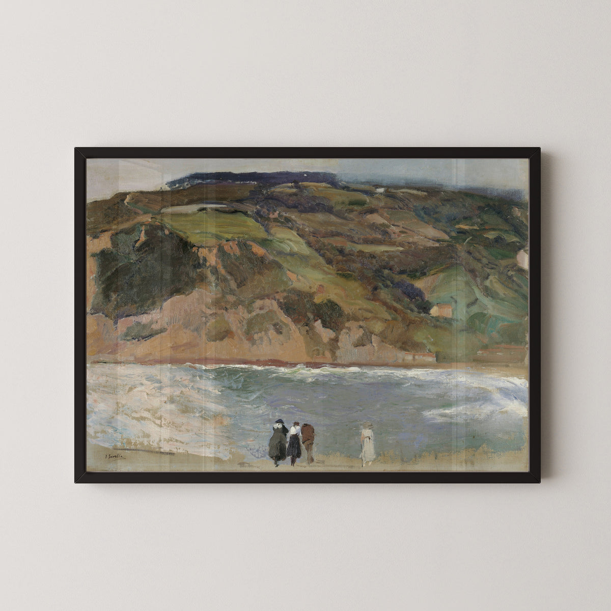 Joaquín Sorolla — Breakwater at San Sebastián (Rompeolas de San Sebastián) | Fine Art Print