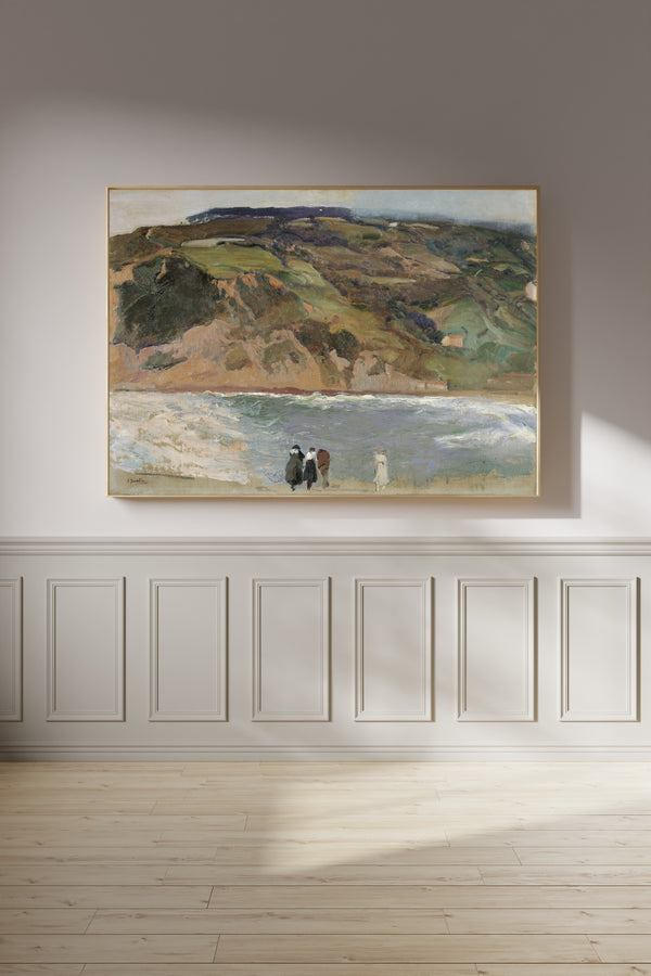 Joaquín Sorolla — Breakwater at San Sebastián (Rompeolas de San Sebastián) | Fine Art Print