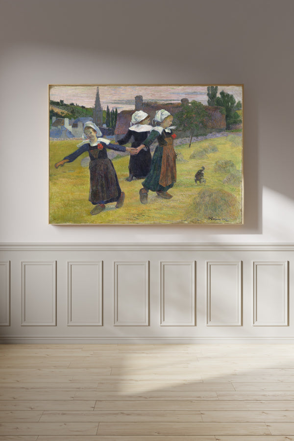 Paul Gauguin — Breton Girls Dancing, Pont-Aven | Fine Art Print