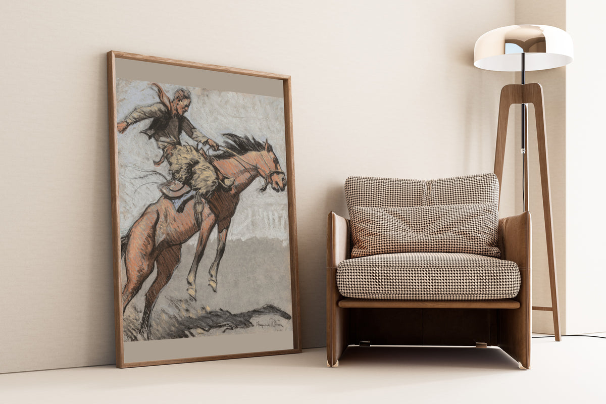 Maynard Dixon — Bronco Buster | Western Art Print