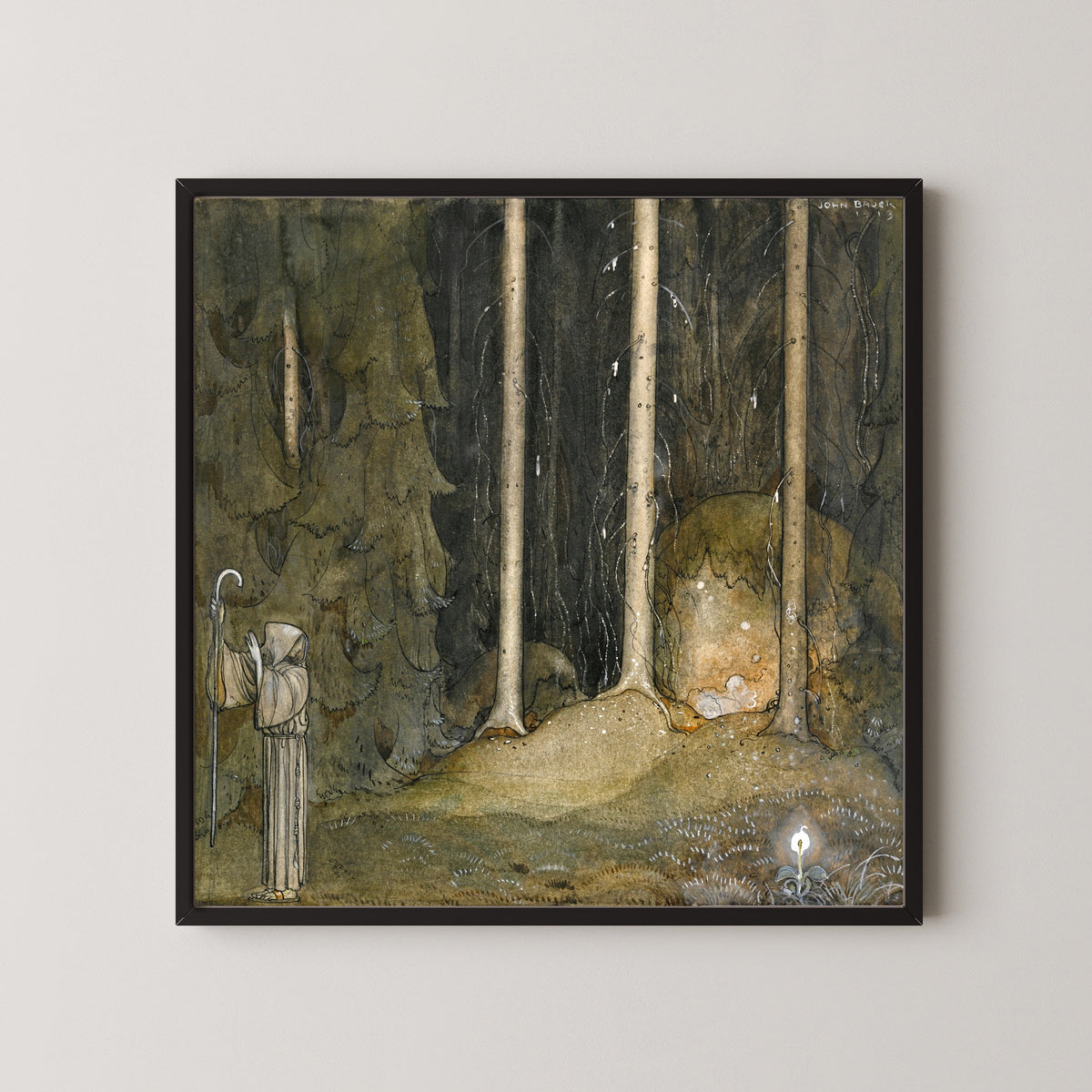 John Bauer — Brother Martin | Fairy Tale Illustration Print