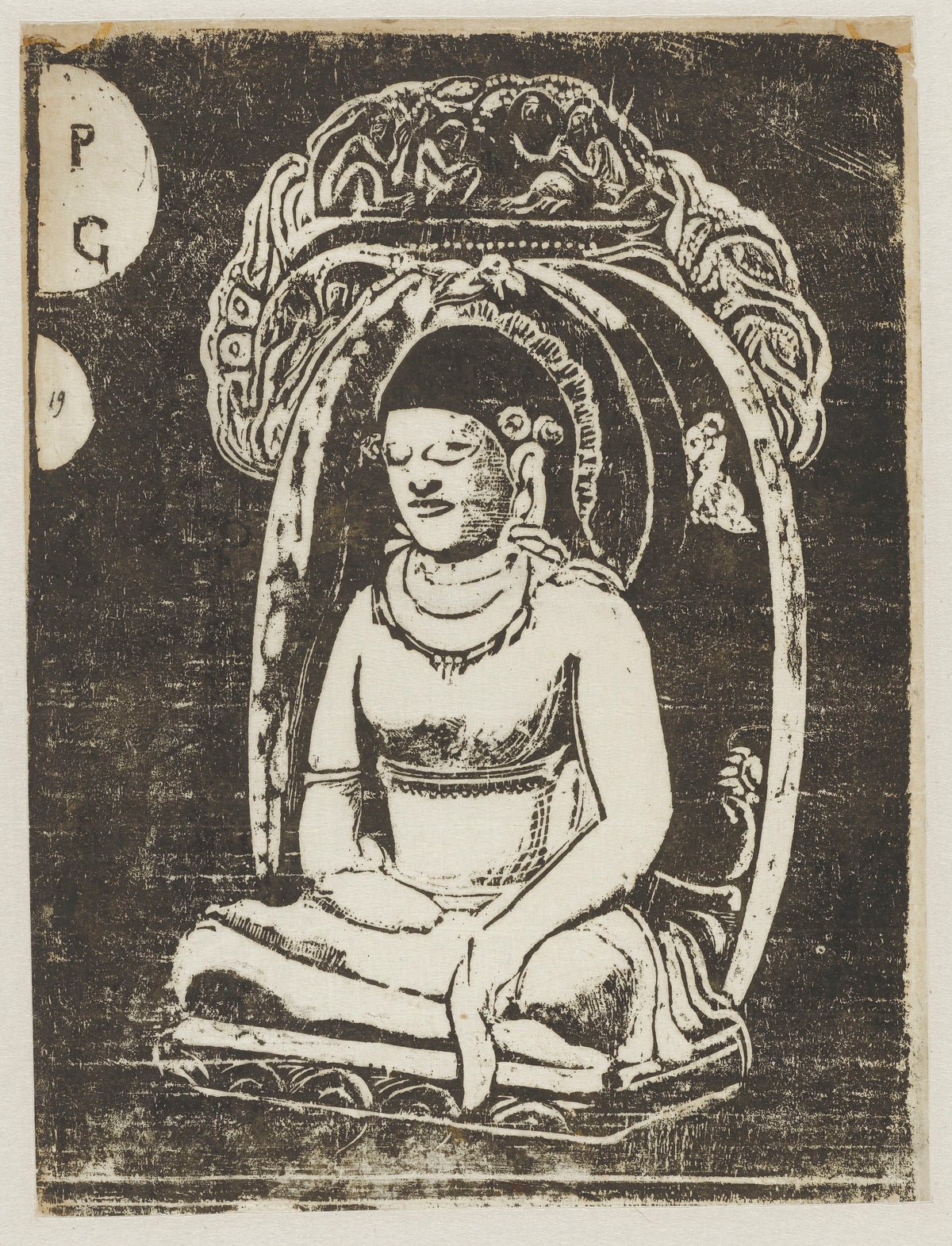 Paul Gauguin — Buddha | Woodcut Print