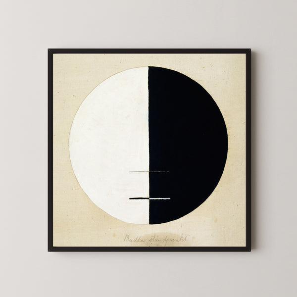Hilma af Klint — Buddha's Standpoint (half-black circle) | Fine Art Print