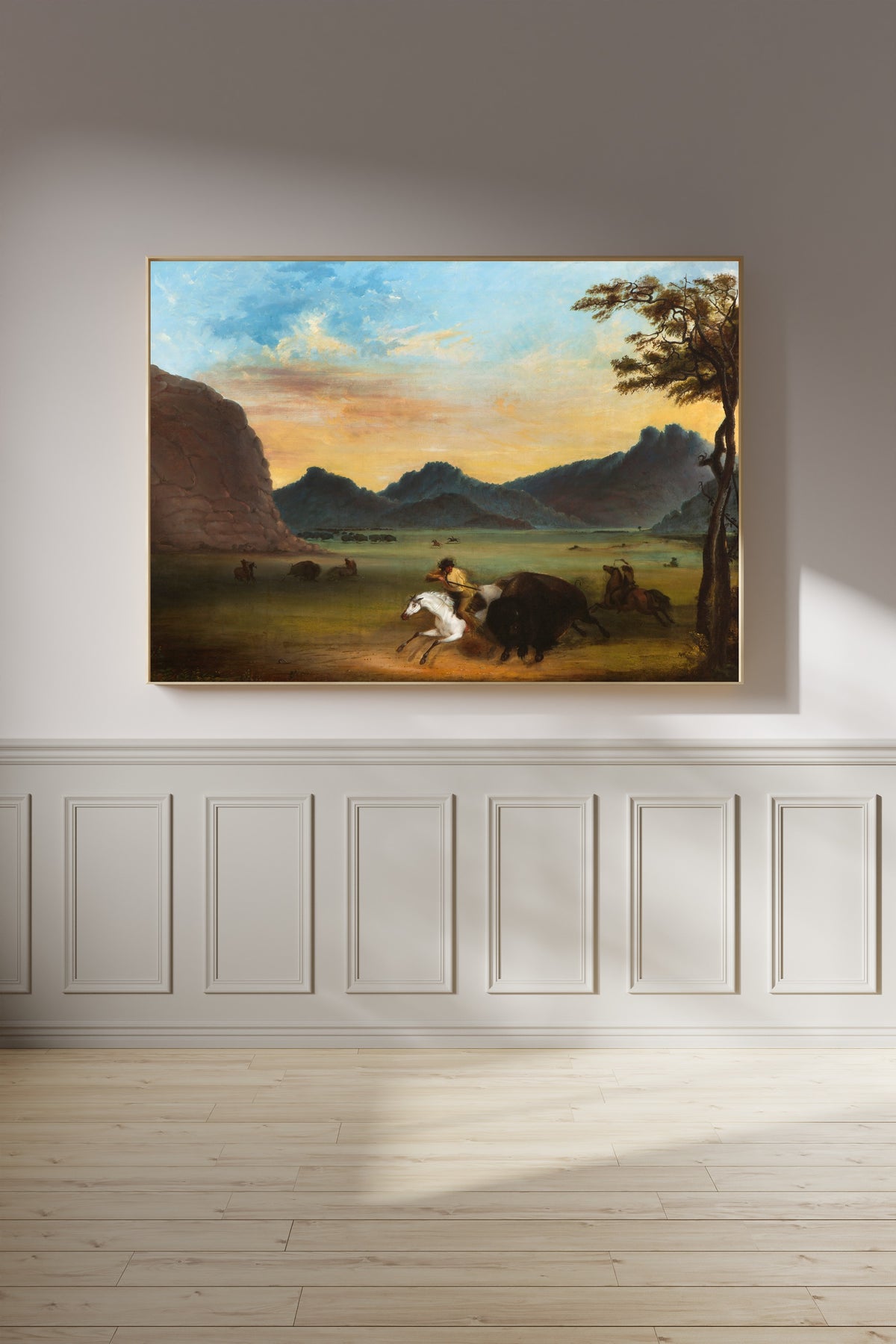 Alfred Jacob Miller — Buffalo Hunt | Western Art Print