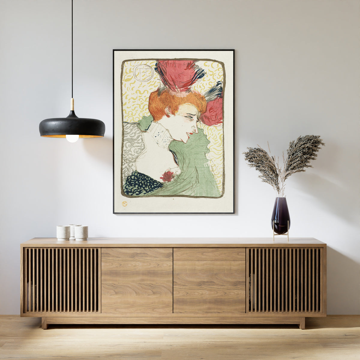 Henri de Toulouse-Lautrec — Bust of Mademoiselle Lender | Lithograph Print