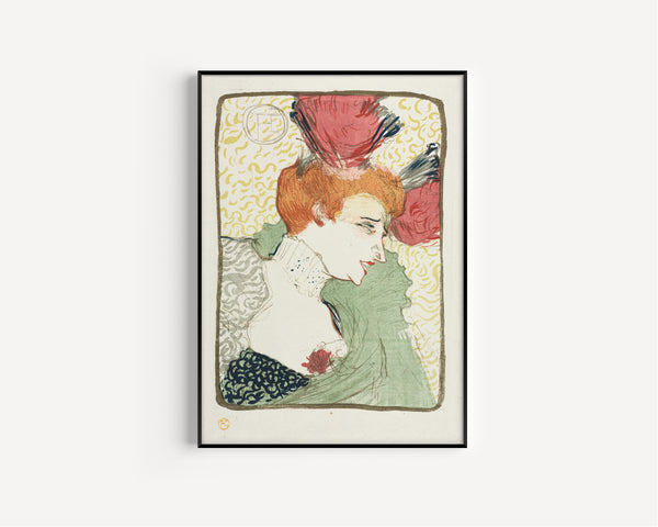 Henri de Toulouse-Lautrec — Bust of Mademoiselle Lender | Lithograph Print