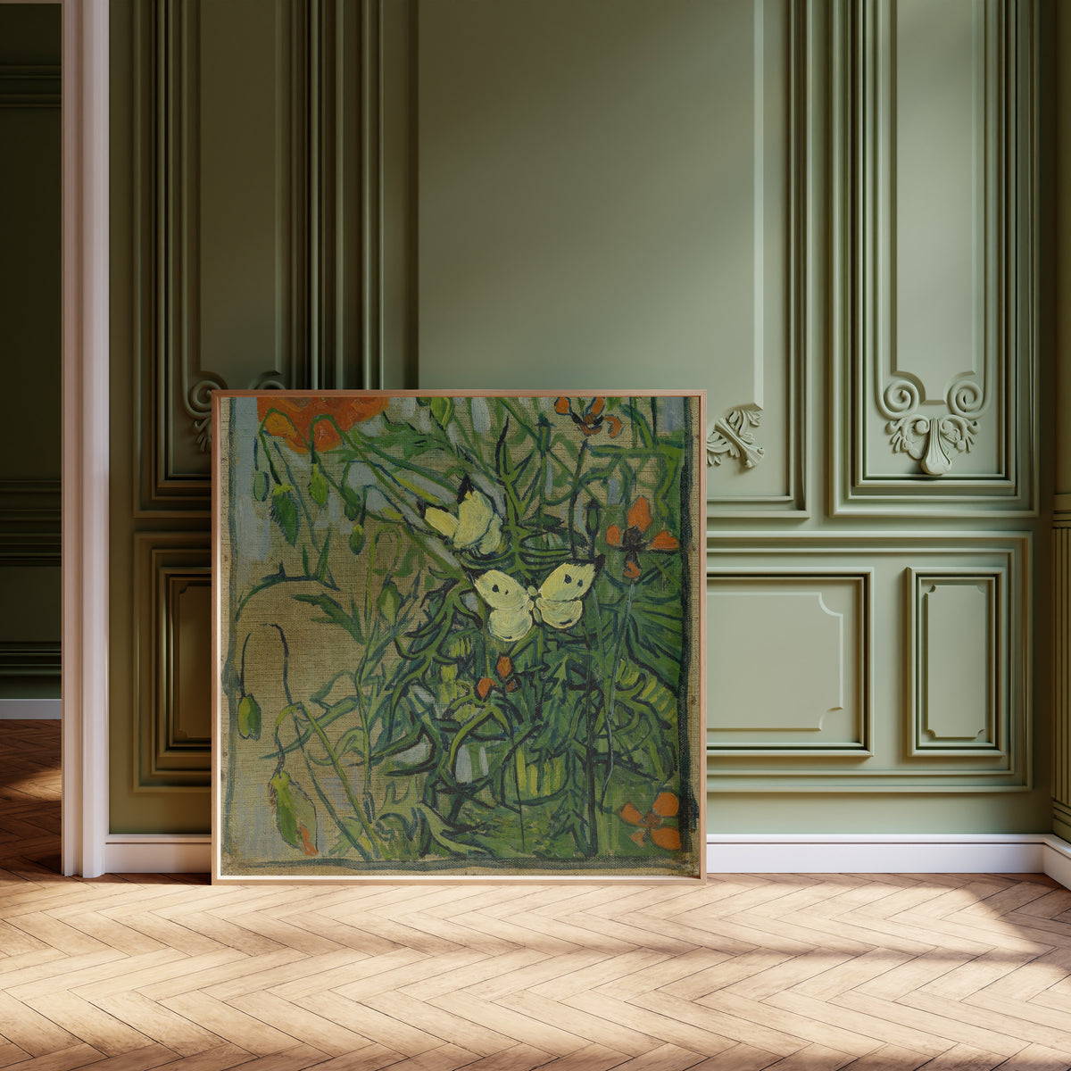 Vincent van Gogh — Butterflies and Poppies | Fine Art Print
