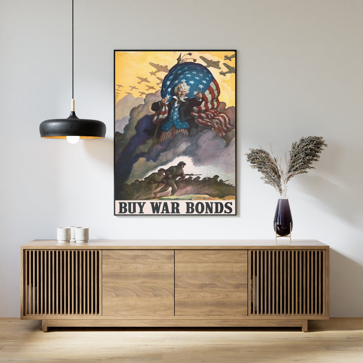 N. C. Wyeth — Buy War Bonds | Vintage Poster Print
