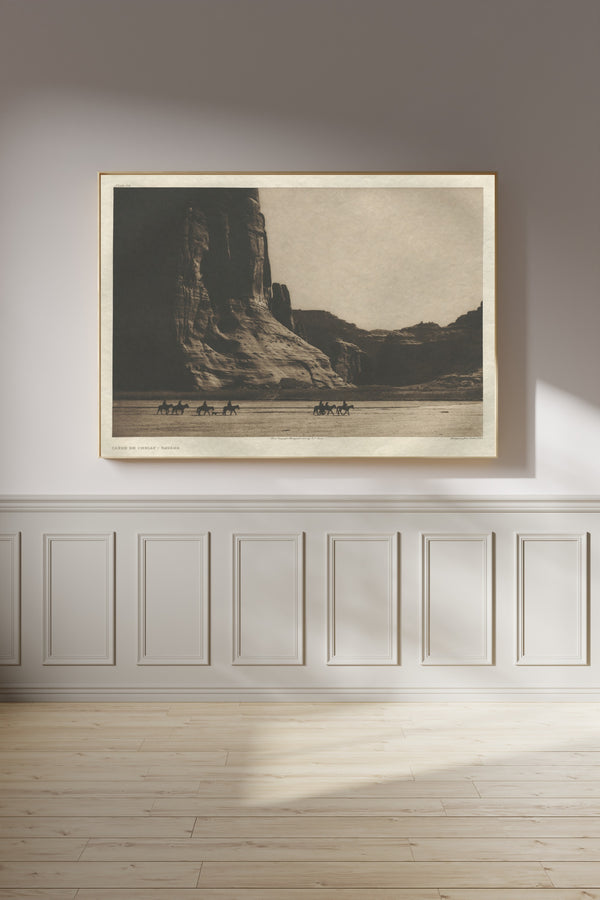Edward S. Curtis — Cañon de Chelly, Navaho | Vintage Photograph Print