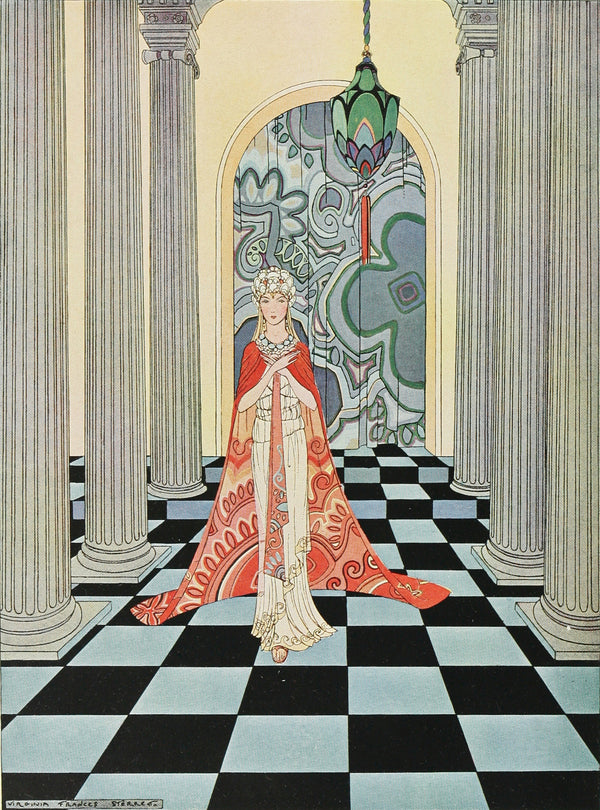 Virginia Frances Sterrett — Cadmus beheld a female figure, wonderfully beautiful | Fairy Tale Illustration Print