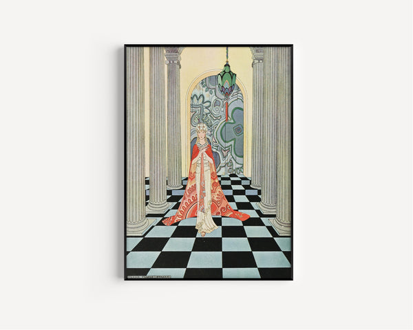 Virginia Frances Sterrett — Cadmus beheld a female figure, wonderfully beautiful | Fairy Tale Illustration Print