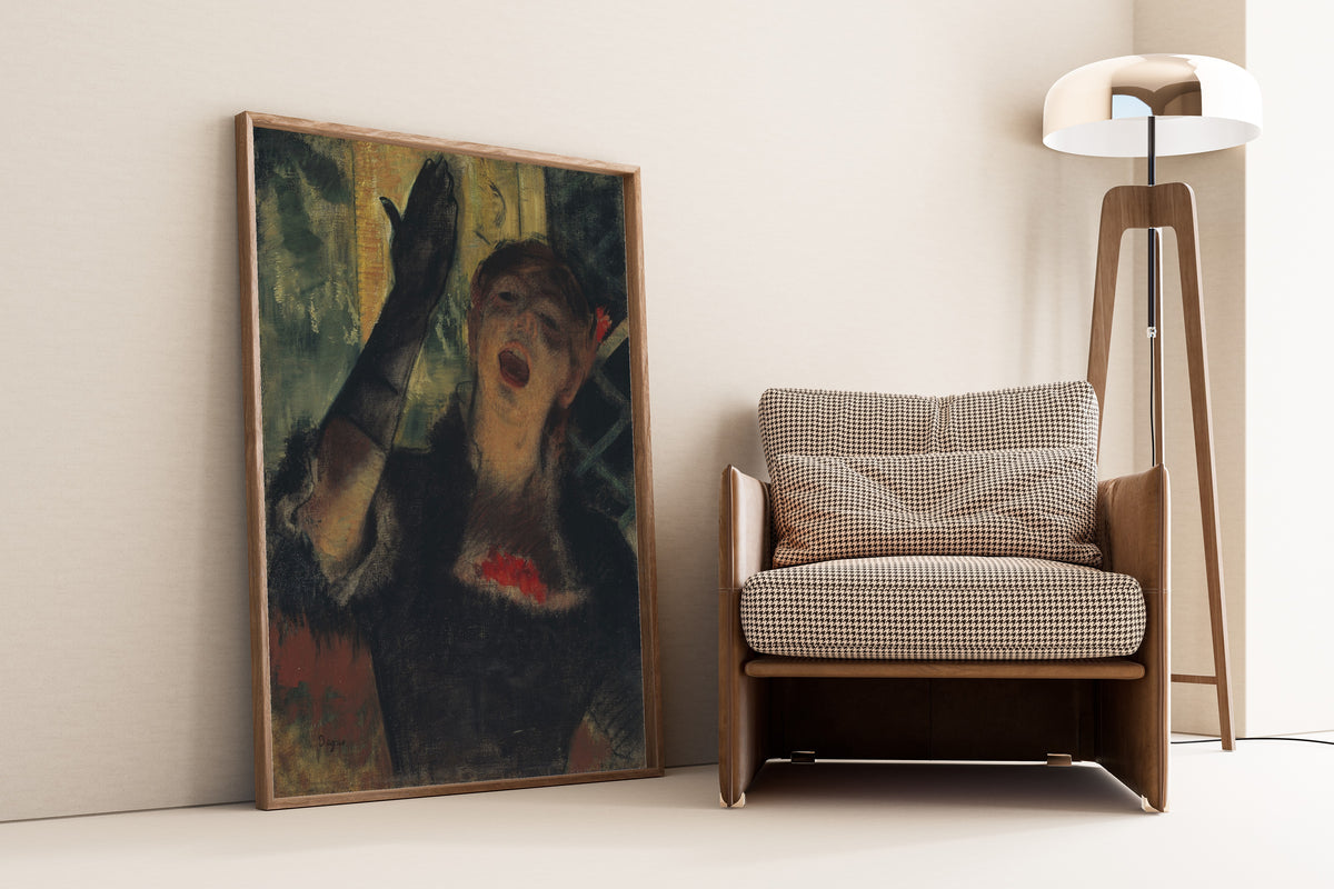 Edgar Degas — Café Singer | Fine Art Print