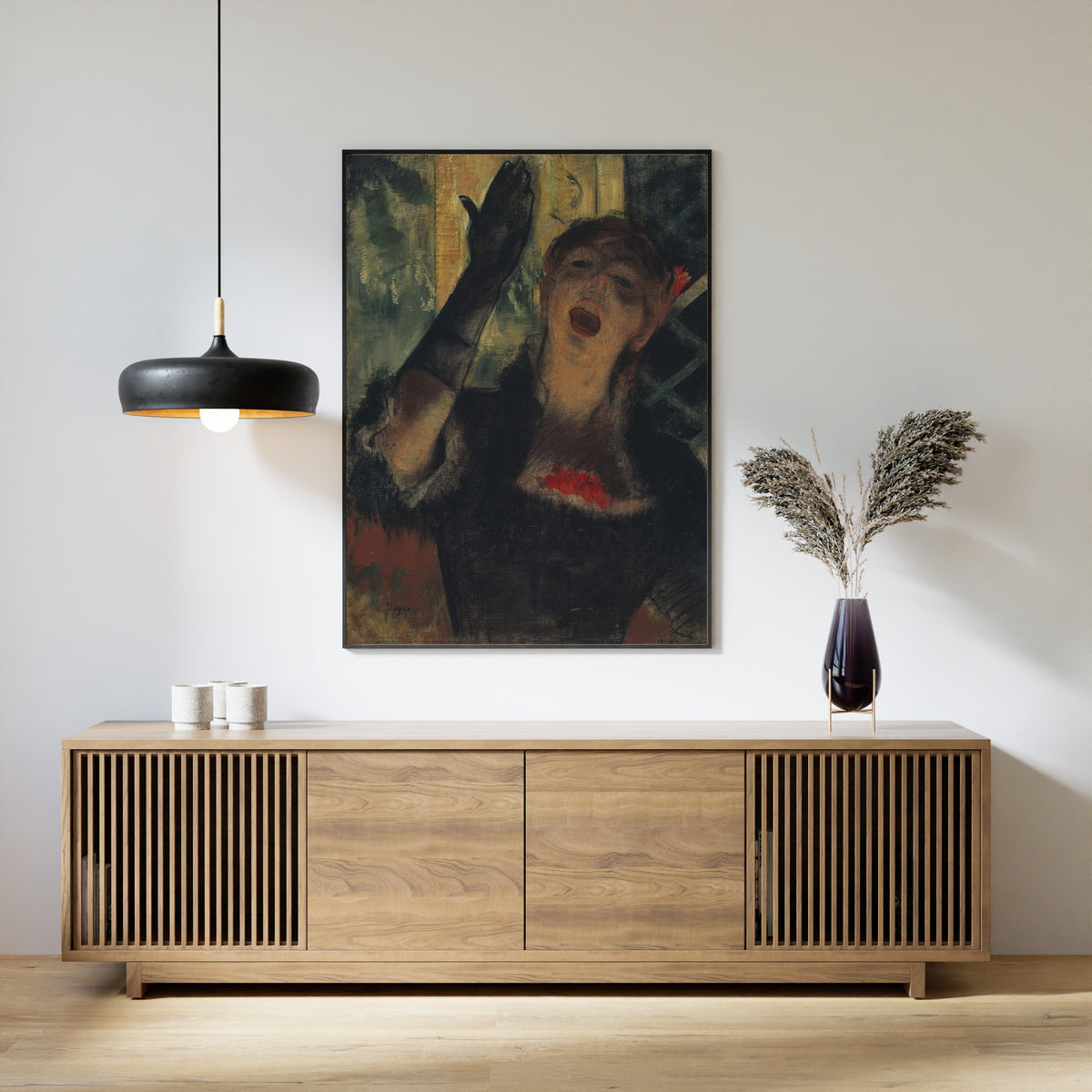 Edgar Degas — Café Singer | Fine Art Print