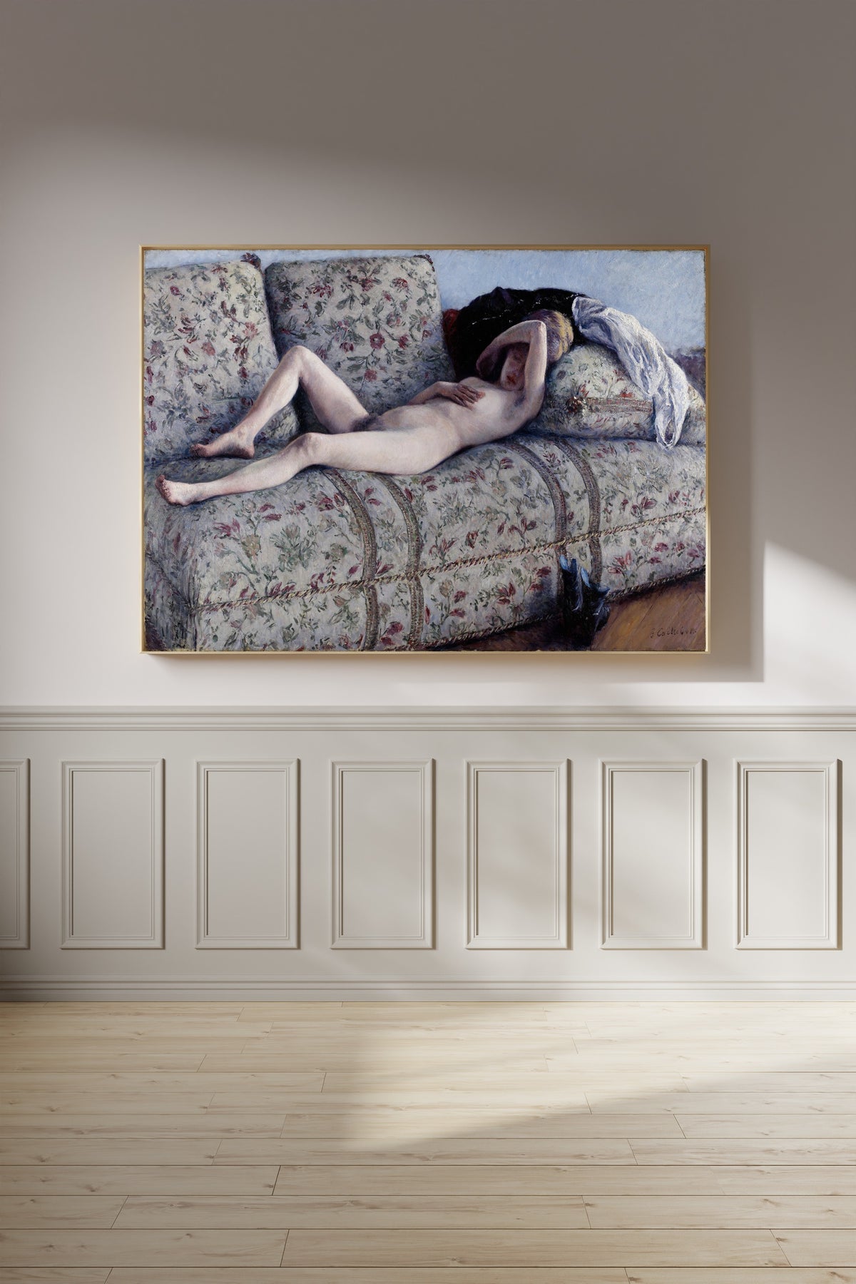 Gustave Caillebotte — Nude on a Couch | Fine Art Print