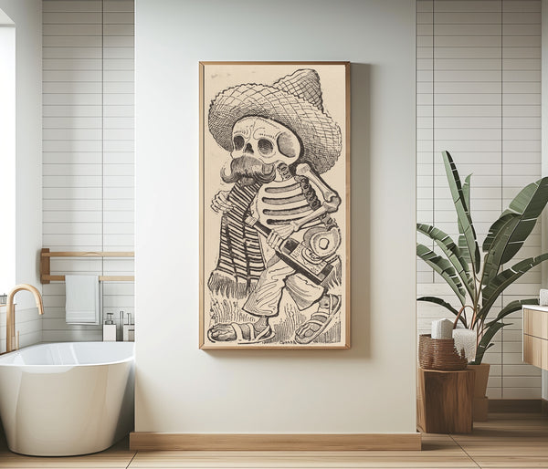José Guadalupe Posada — Calavera Maderista | Relief Print