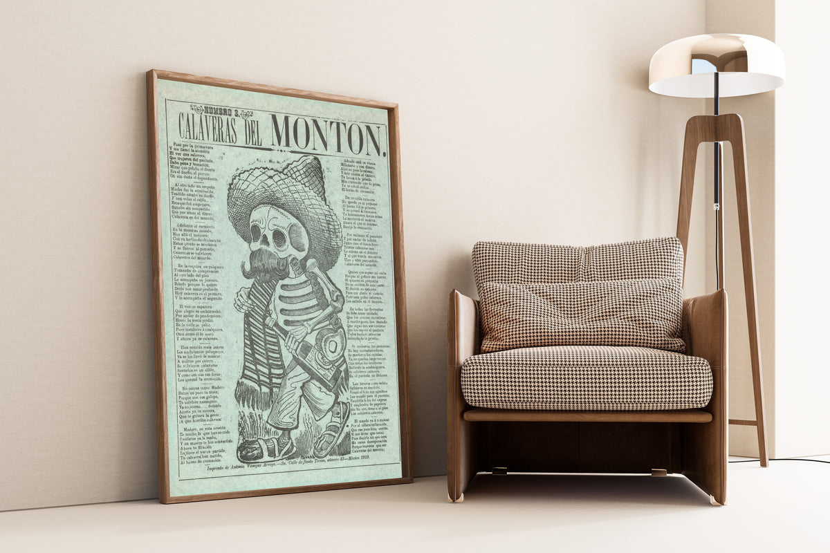 José Guadalupe Posada — Calaveras del montón, número 2 | Relief Print