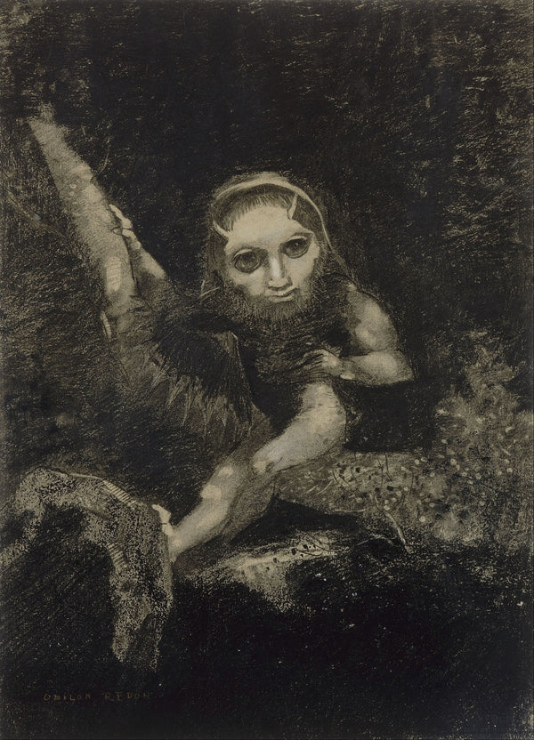 Odilon Redon — Caliban | Symbolist Art Print