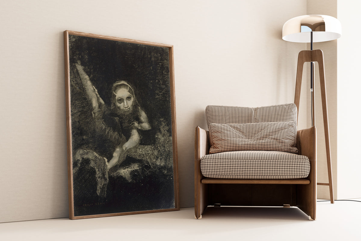 Odilon Redon — Caliban | Symbolist Art Print
